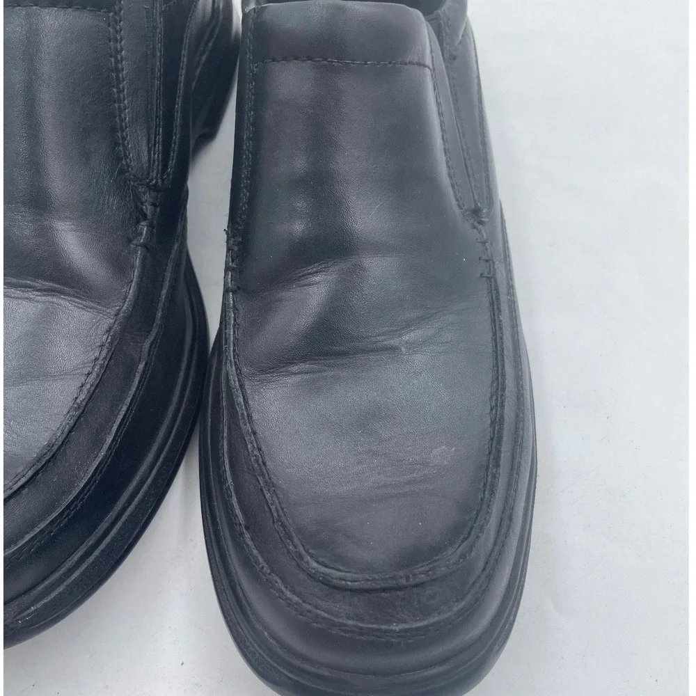 Clarks black leather